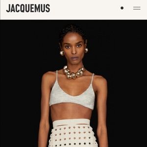 Jacquemus Le Bandeau Valensole Mohair Bra